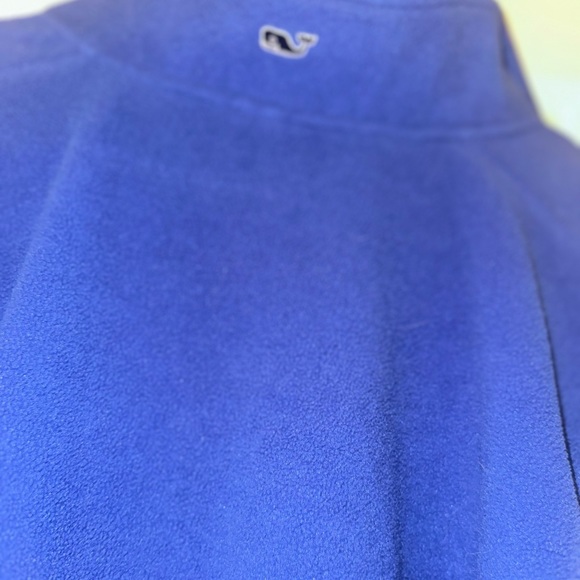 Vineyard Vines 1/2 Zip Blue Fleece Pullover Mens Large - Picture 13 of 15